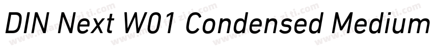 DIN Next W01 Condensed Medium字体转换
